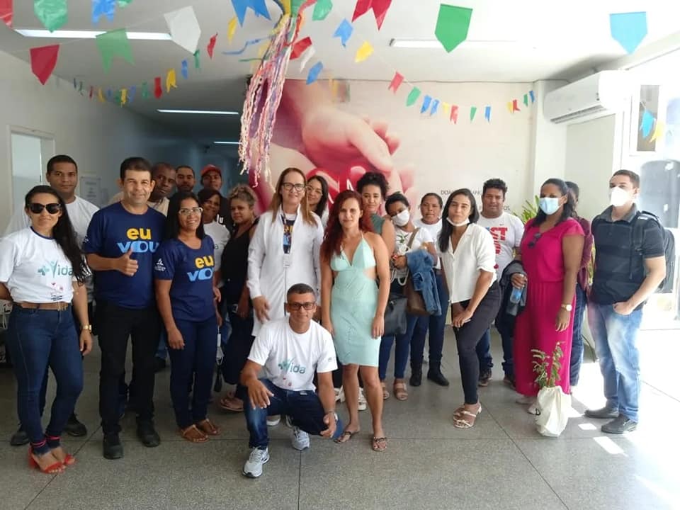  Secretaria Municipal de Saúde enviou ao Hemocentro Regional de Barreiras mais um grupo de doadores de sangue de Santa Maria da Vitória.