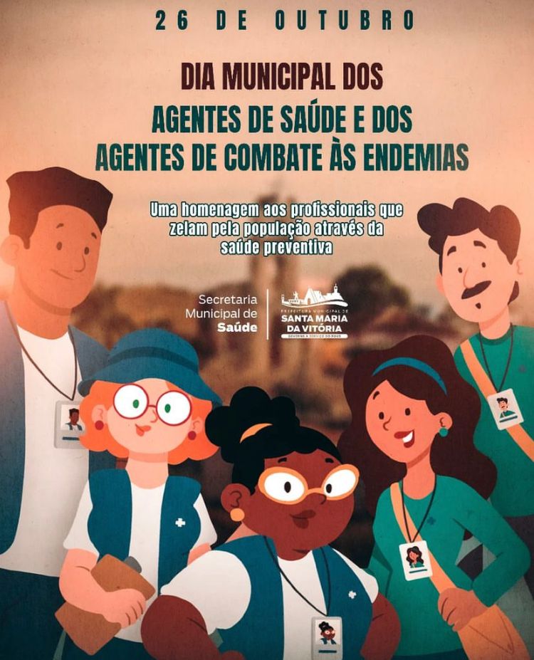 Dia municipal do Agentes de Saúde e dos Agentes de combate às Endemias