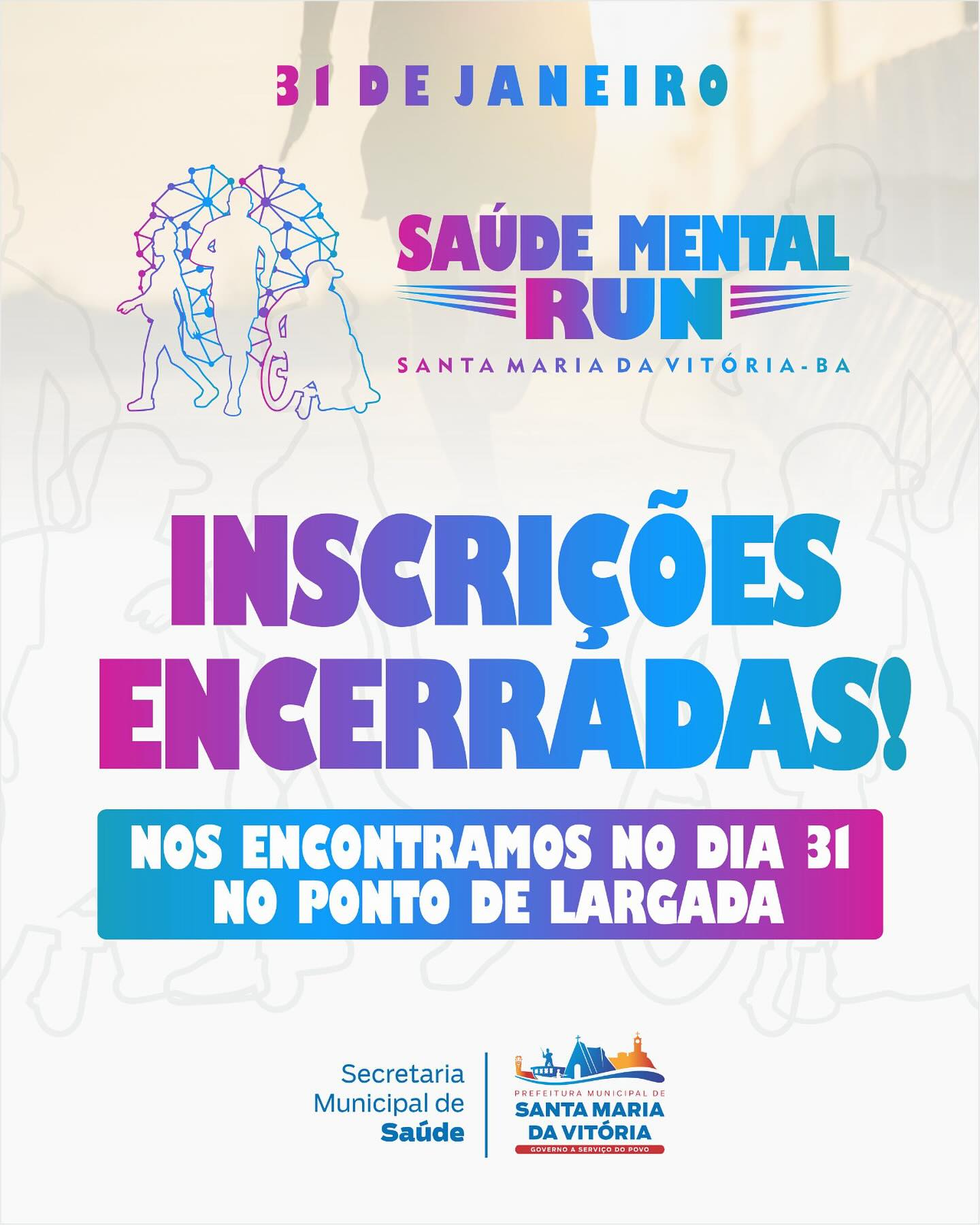 Nossas inscrições foram um verdadeiro sucesso