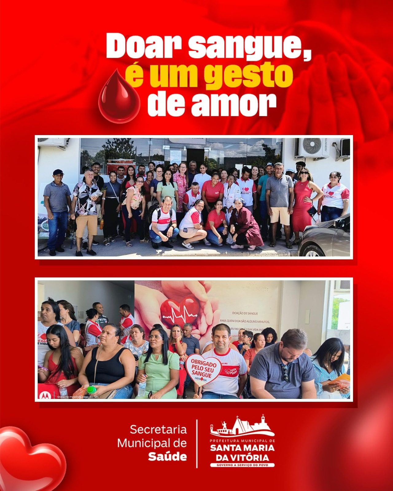 Enviamos mais um grupo de doadores de sangue para a cidade de Barreiras em uma ação em parceria com o Hemoba.