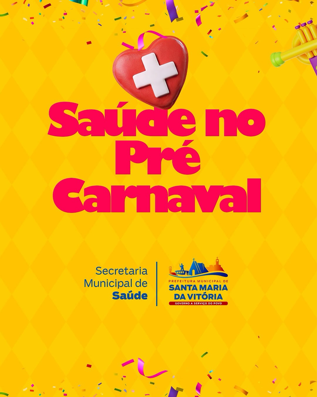 A saúde está garantida no pré-carnaval!