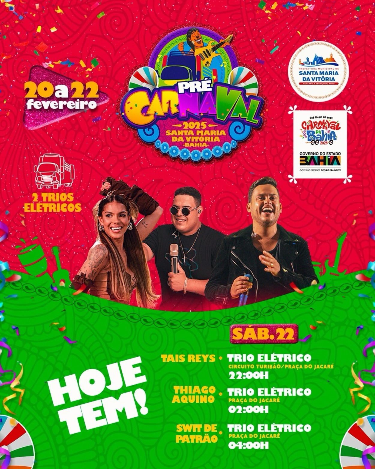 Hoje tem! 