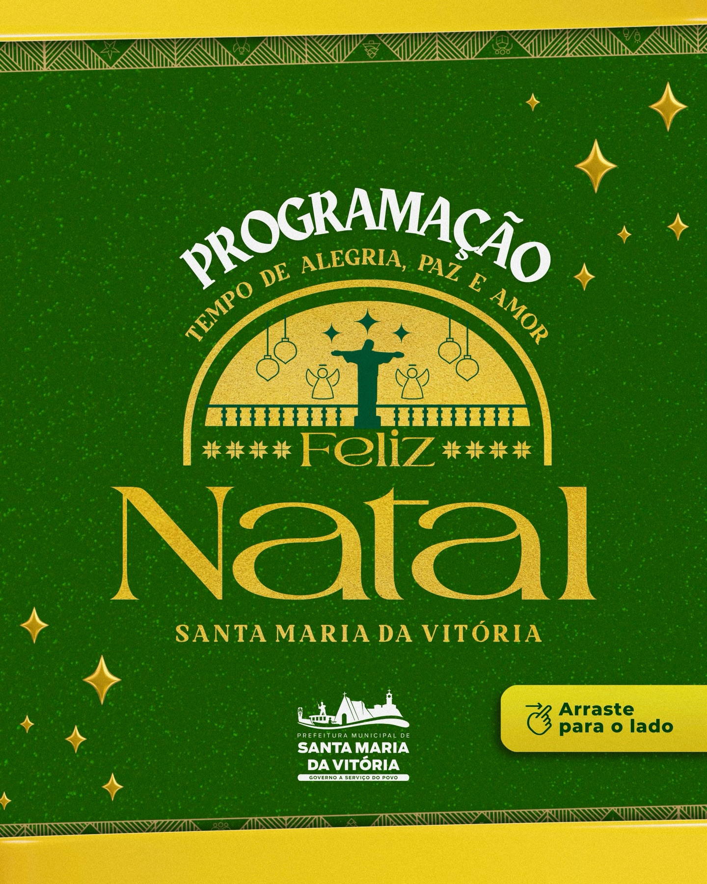 Entre os dias 19 e 21 de dezembro, nossa cidade será tomada por luzes, música, cultura e momentos especiais para toda a família, na Praça do Jacaré.