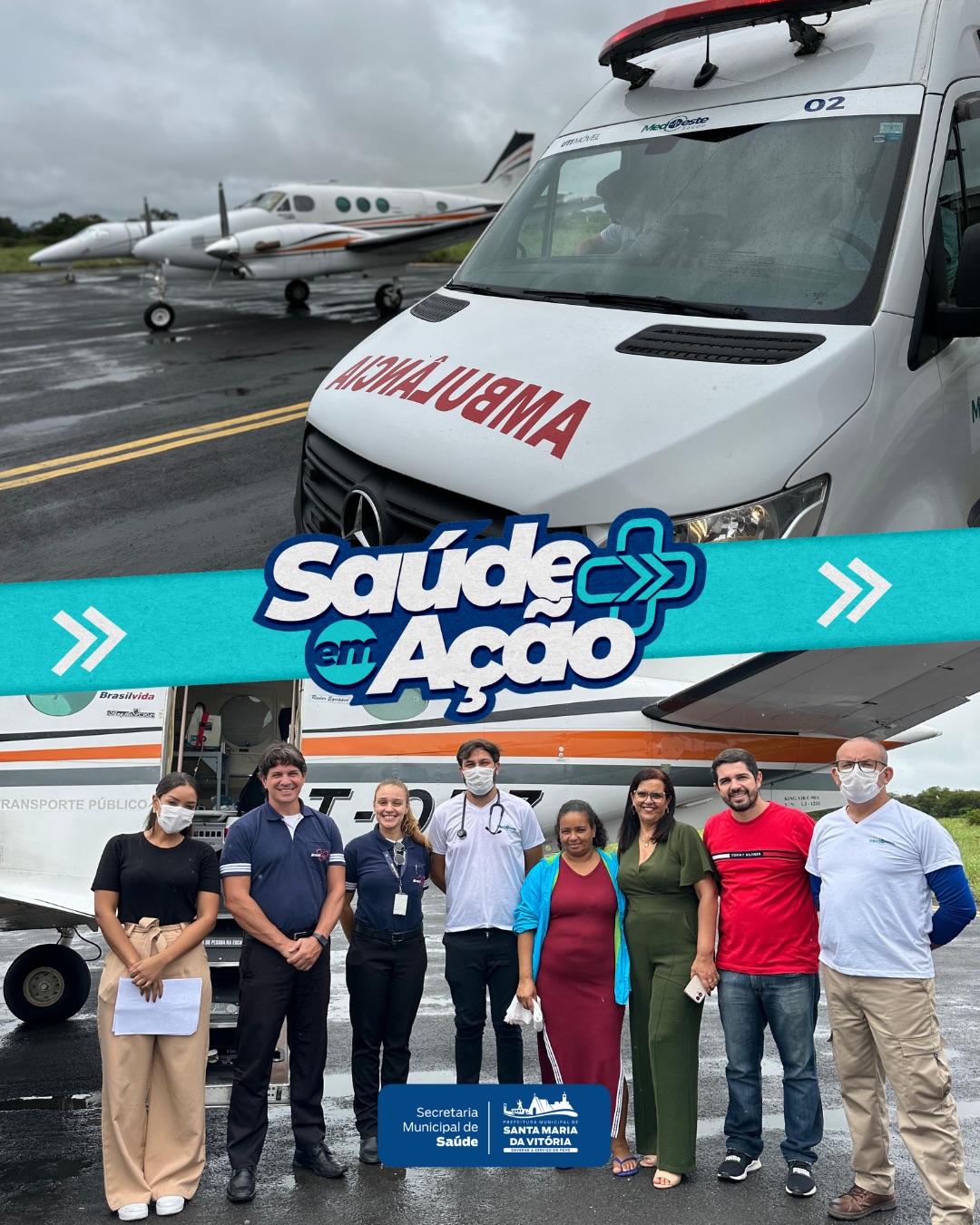 Transferência aérea de dois bebês prematuros, garantindo atendimento especializado e rápido.