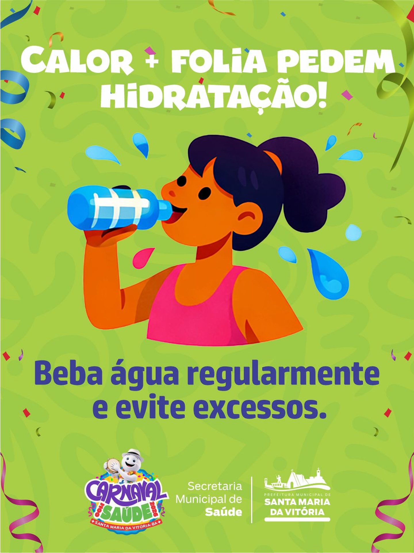 Calor + folia pedem hidratação!