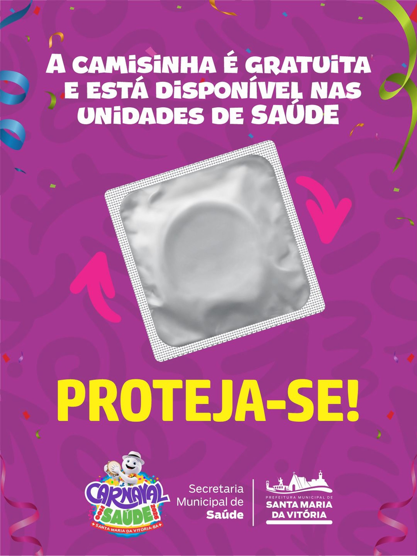 Durante o Carnaval, a prevenção também entra no bloco